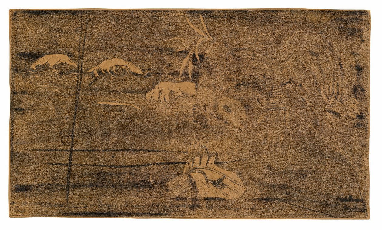 L’univers est créé (Universet blir skapt), fra Noa Noa Suite av Paul Gauguin