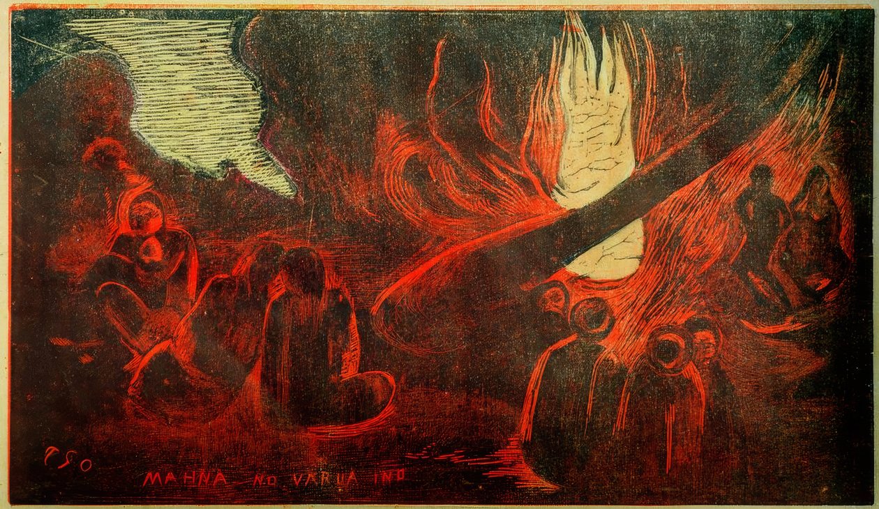 Varme for onde ånder av Paul Gauguin