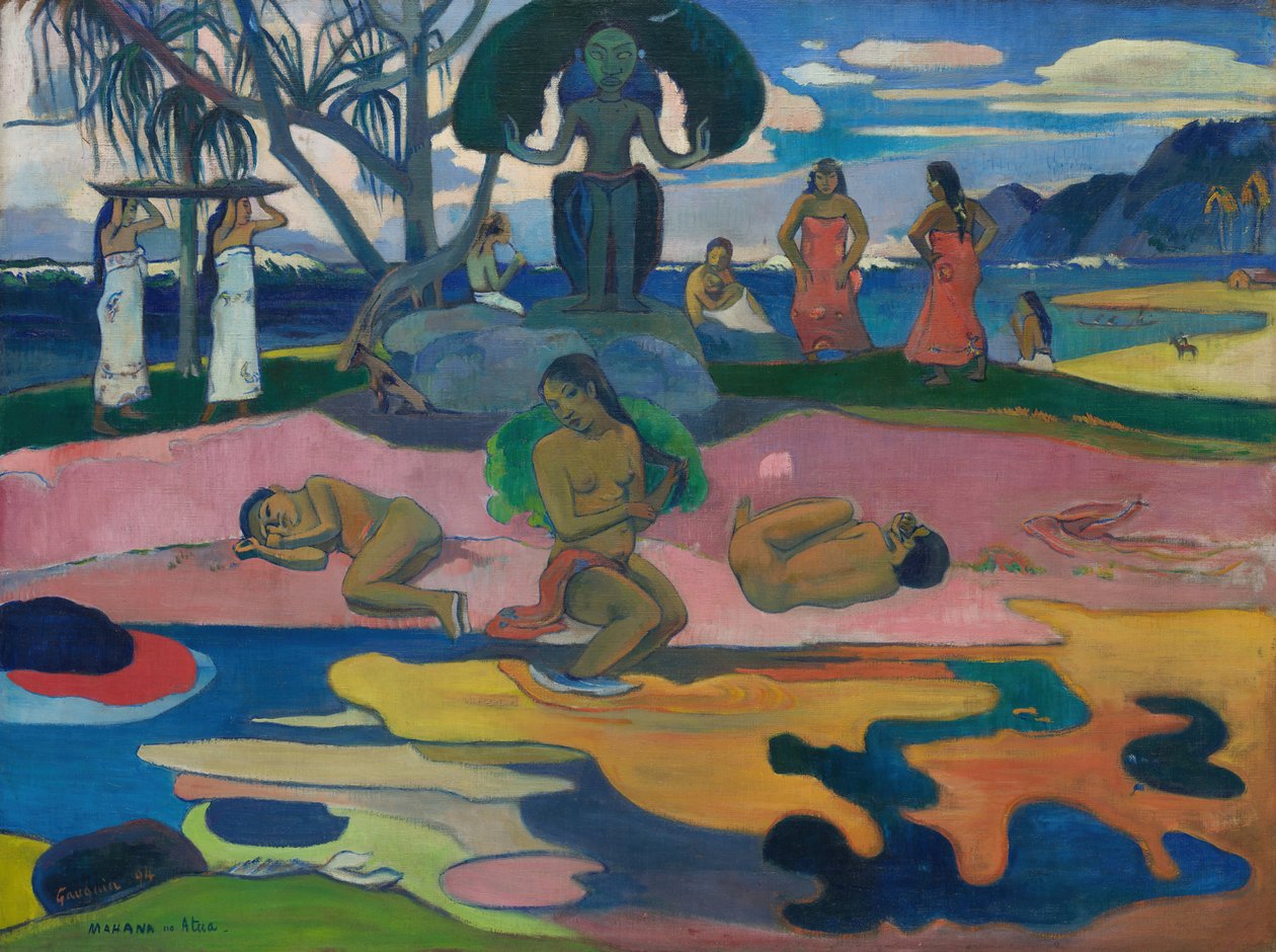 Mahana har betalt Guds dag, 1894. av Paul Gauguin