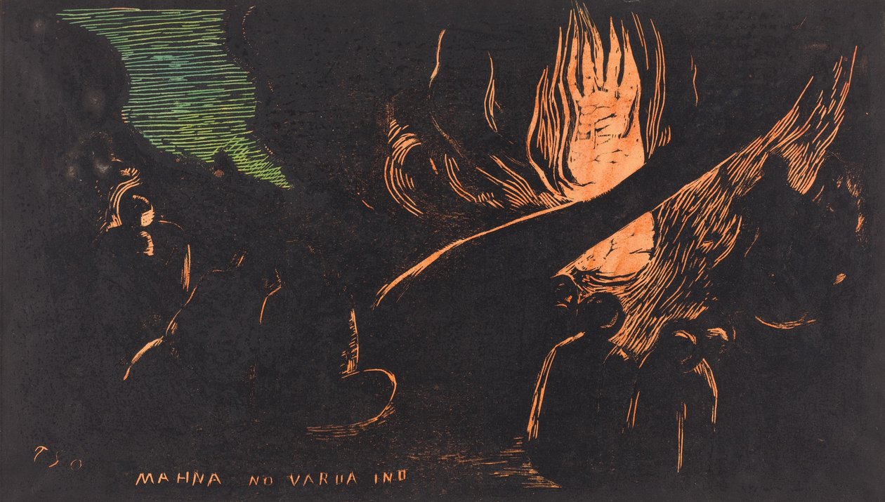 Mahna no Varua Ino The Devil Speaks, 18941895. av Paul Gauguin