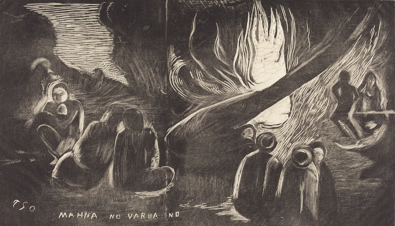 Mahna no Varua Ino The Devil Speaks, 18941895. av Paul Gauguin