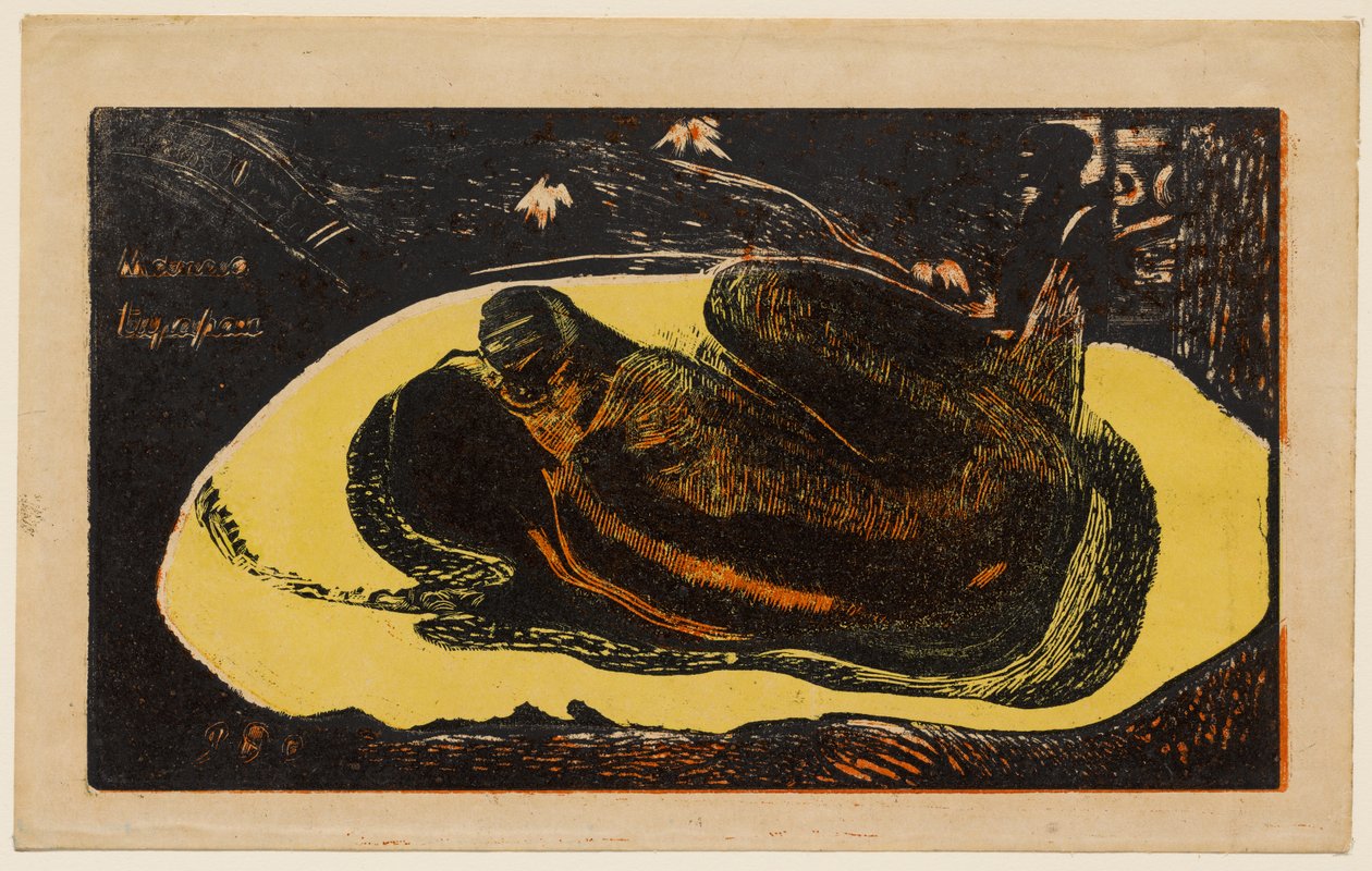 Manao Tupapau (Overvåket av de dødes ånder) av Paul Gauguin