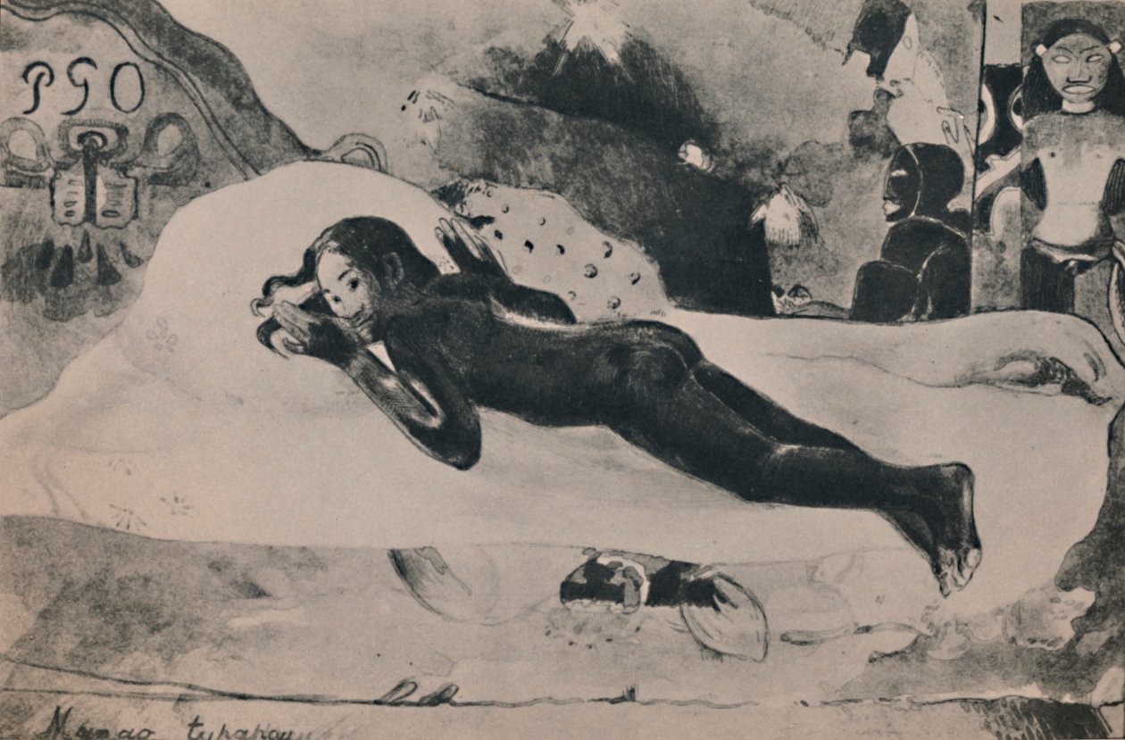Manao Tupapau The Spirit of the Dead Watches, ca. 1892, 1946 av Paul Gauguin