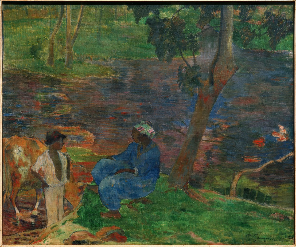 Martinique (på dammen) av Paul Gauguin