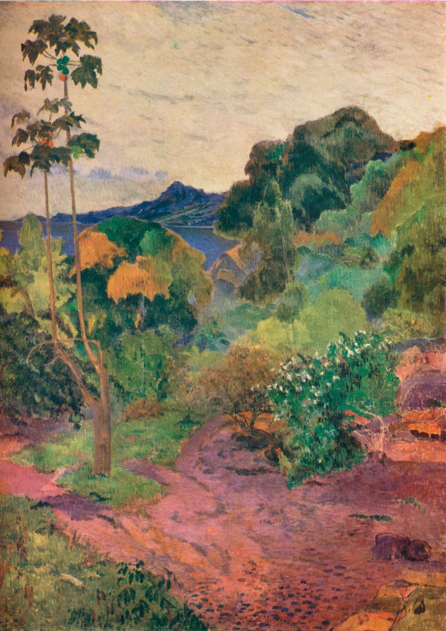 Martinique landskap, 1887 av Paul Gauguin