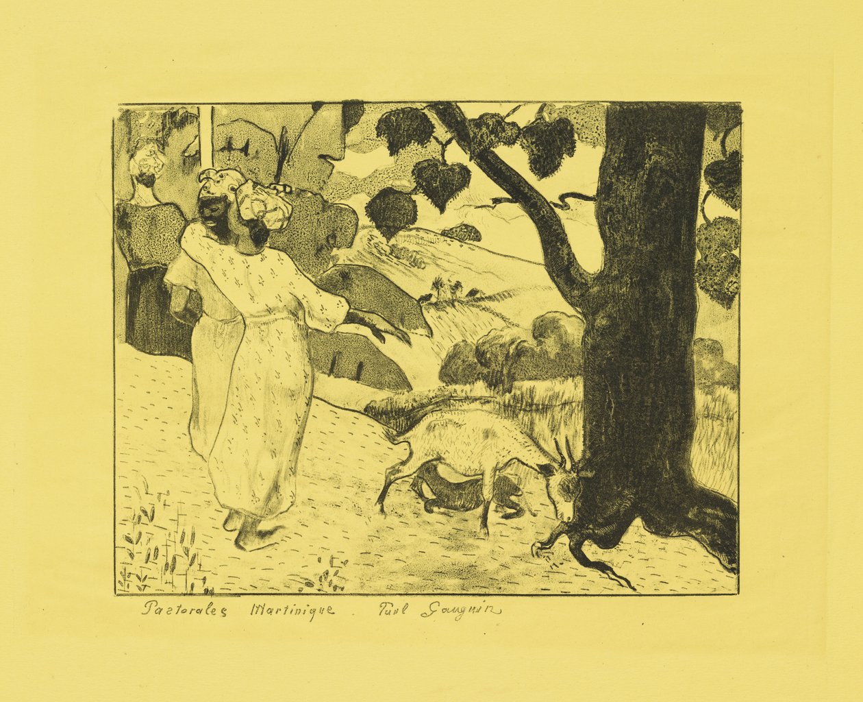 Martinique Pastorals, 1889 av Paul Gauguin