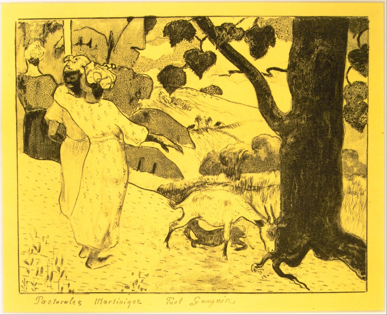 Martinique Pastorals, fra Volpini-suiten: Litografiske tegninger, 1889., 1889. av Paul Gauguin