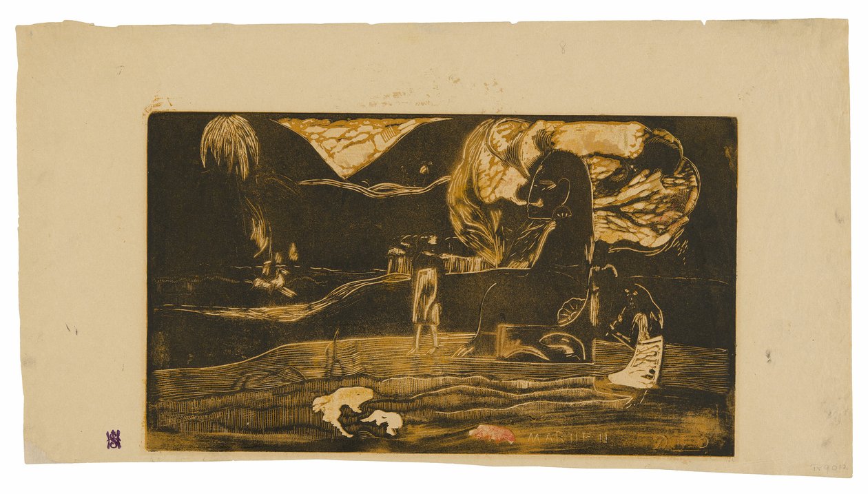 Maruru (Offerings of Gratitude), fra Noa Noa Suite av Paul Gauguin