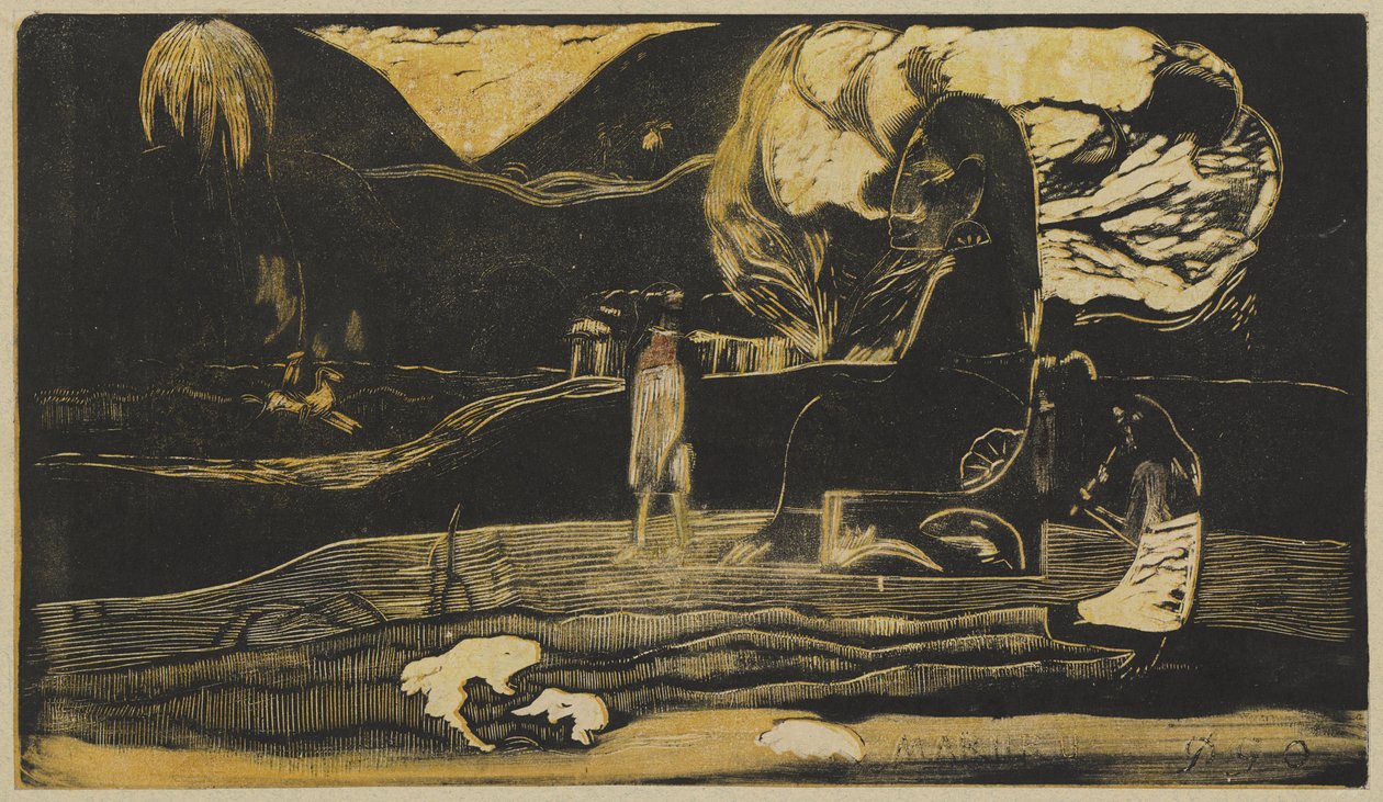 Maruru: Takk, april 191-sept. 1. 3 av Paul Gauguin