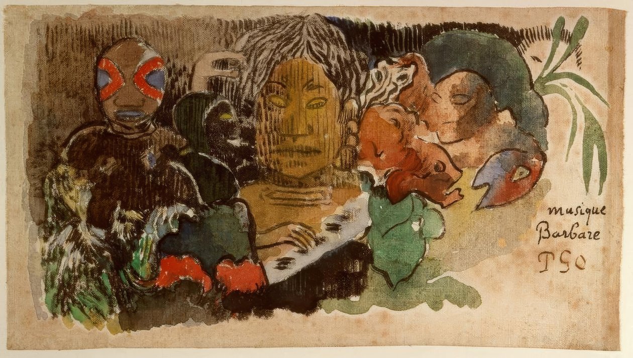 Barbarmusikk av Paul Gauguin