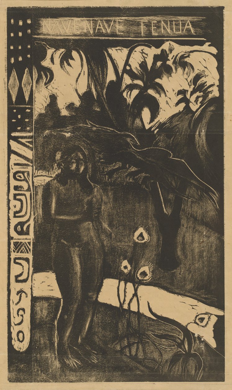 Nave Nave Fenua (herlig land) av Paul Gauguin