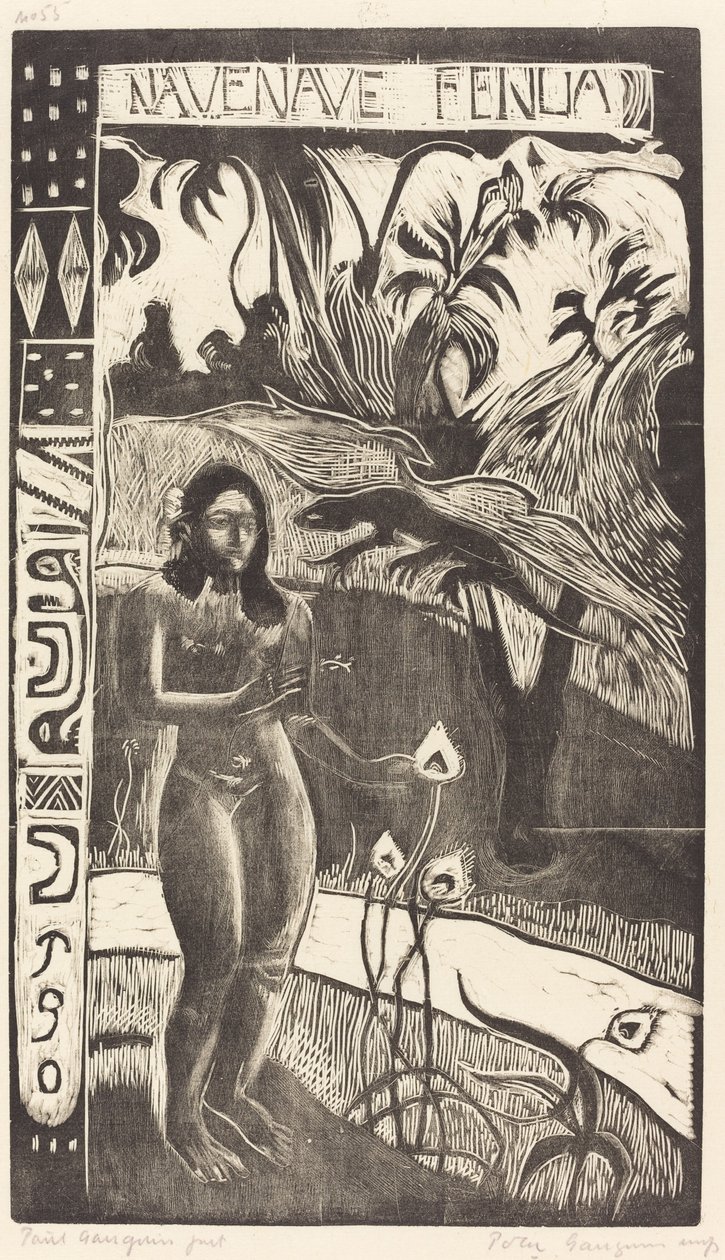 Nave Nave Fenua (herlig land) av Paul Gauguin