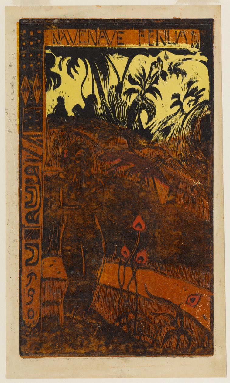 Nave Nave Fenua (Wunderbares Land) av Paul Gauguin