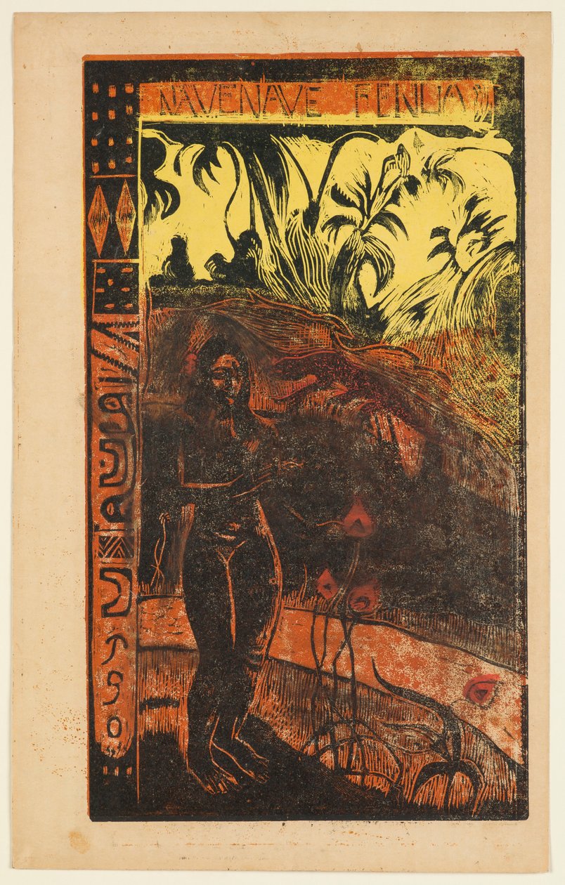 Nave Nave Fenua, fra serien "Noa Noa" av Paul Gauguin