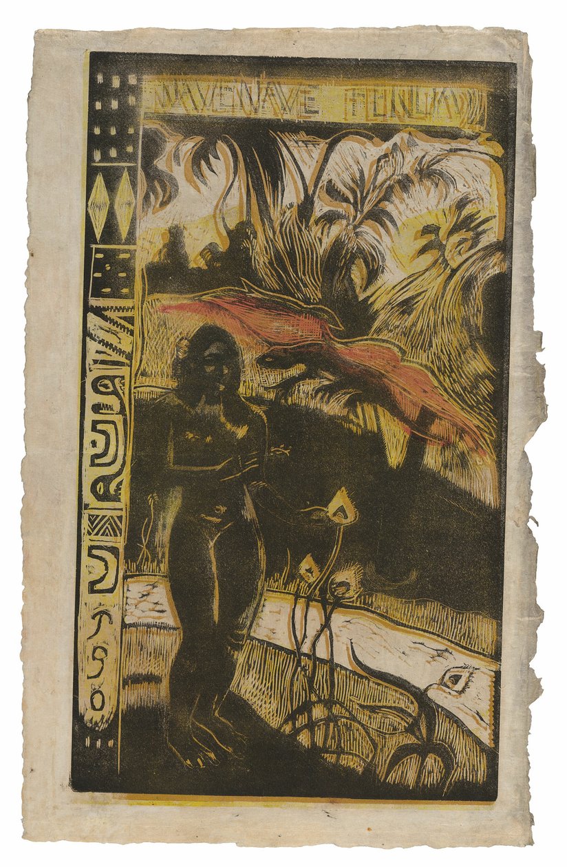Nave nave fenua (Delightful Land), fra Noa Noa Suite av Paul Gauguin