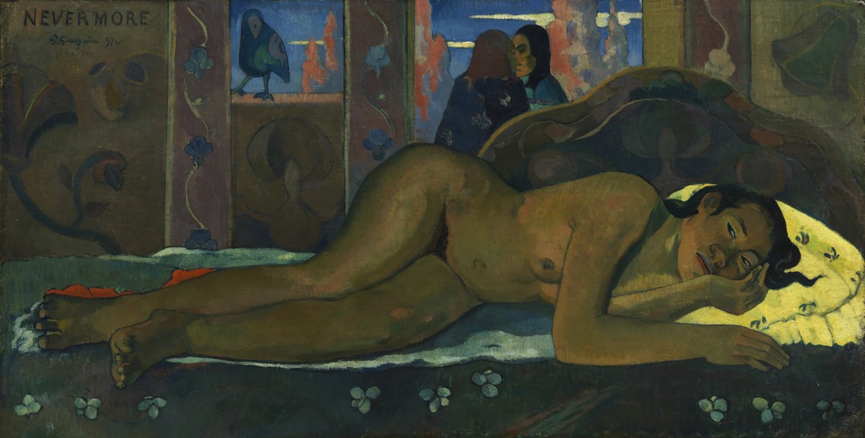 Aldri mer, 1897 av Paul Gauguin
