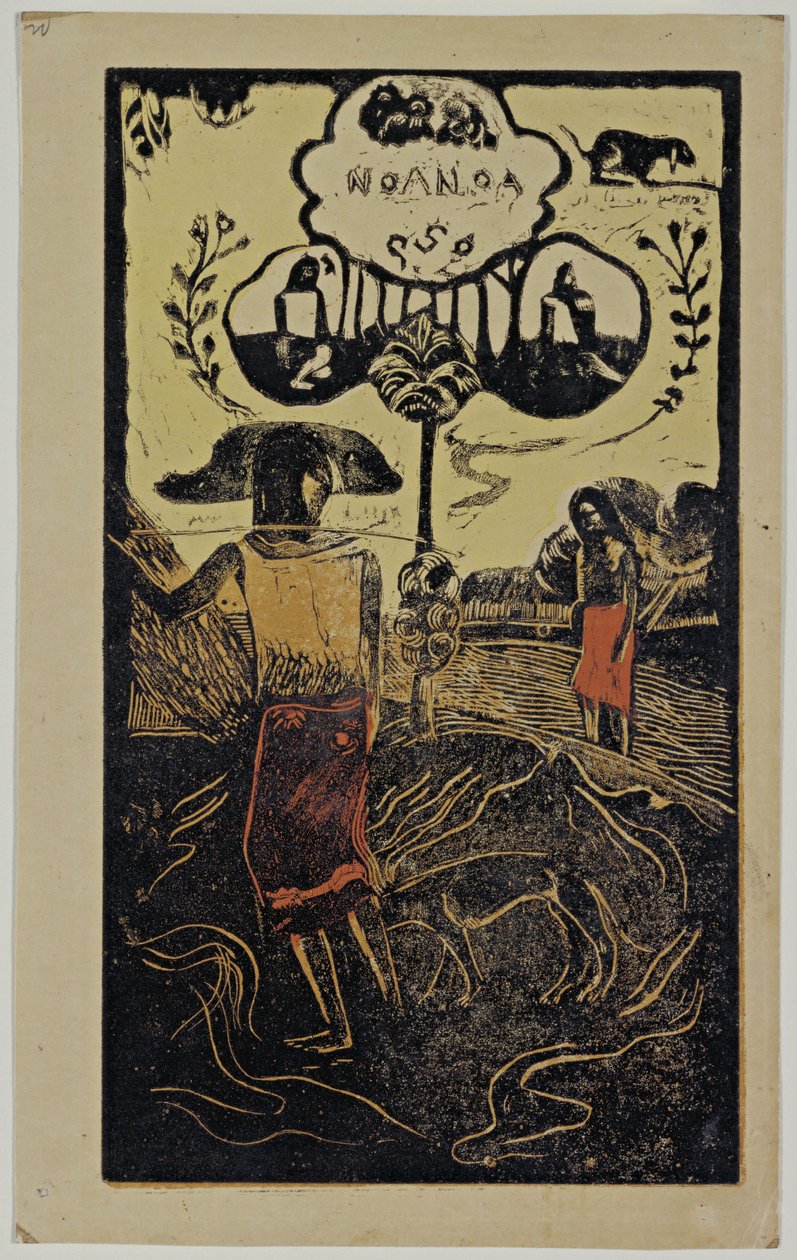 Noa Noa Duft Fra serien Noa Noa, 1893-1894 av Paul Gauguin