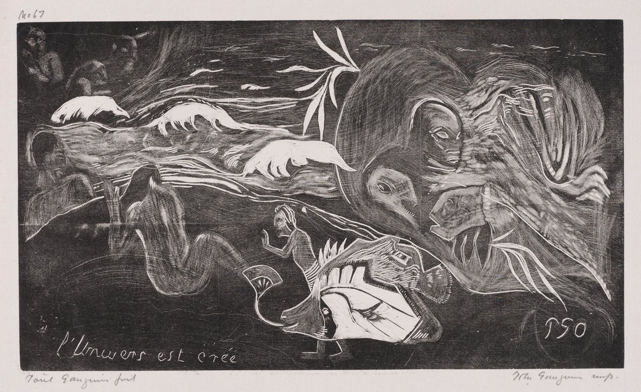 Noa Noa: Universet er skapt Universet er skapt, 1893-94. av Paul Gauguin