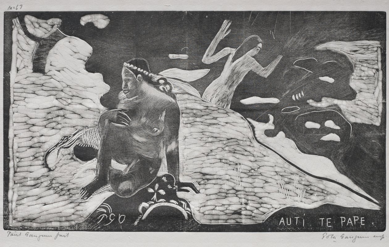 Noa Noa: Women at the River (Auti Te Pape) av Paul Gauguin