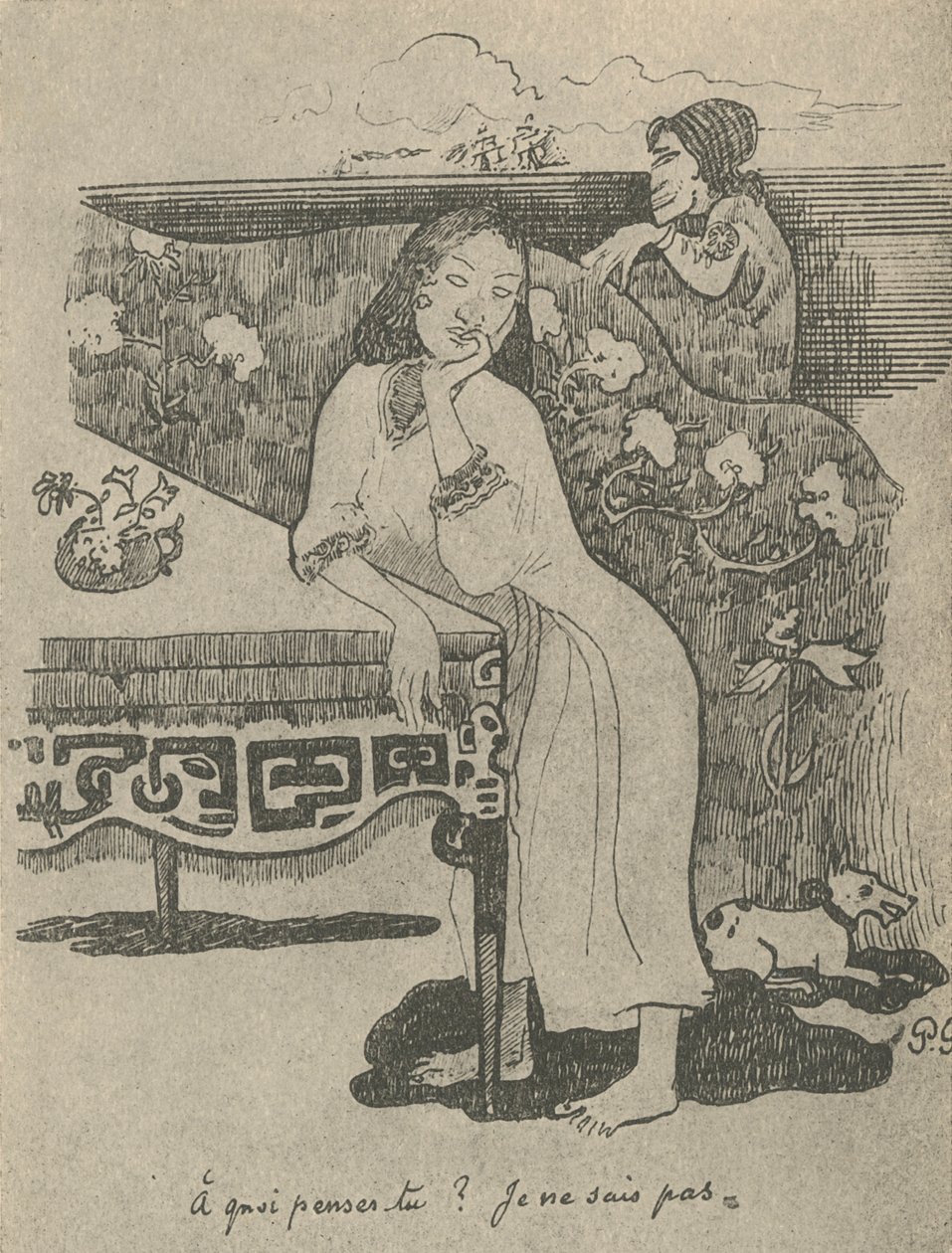 Om hva du tror jeg ikke vet, 1936 av Paul Gauguin