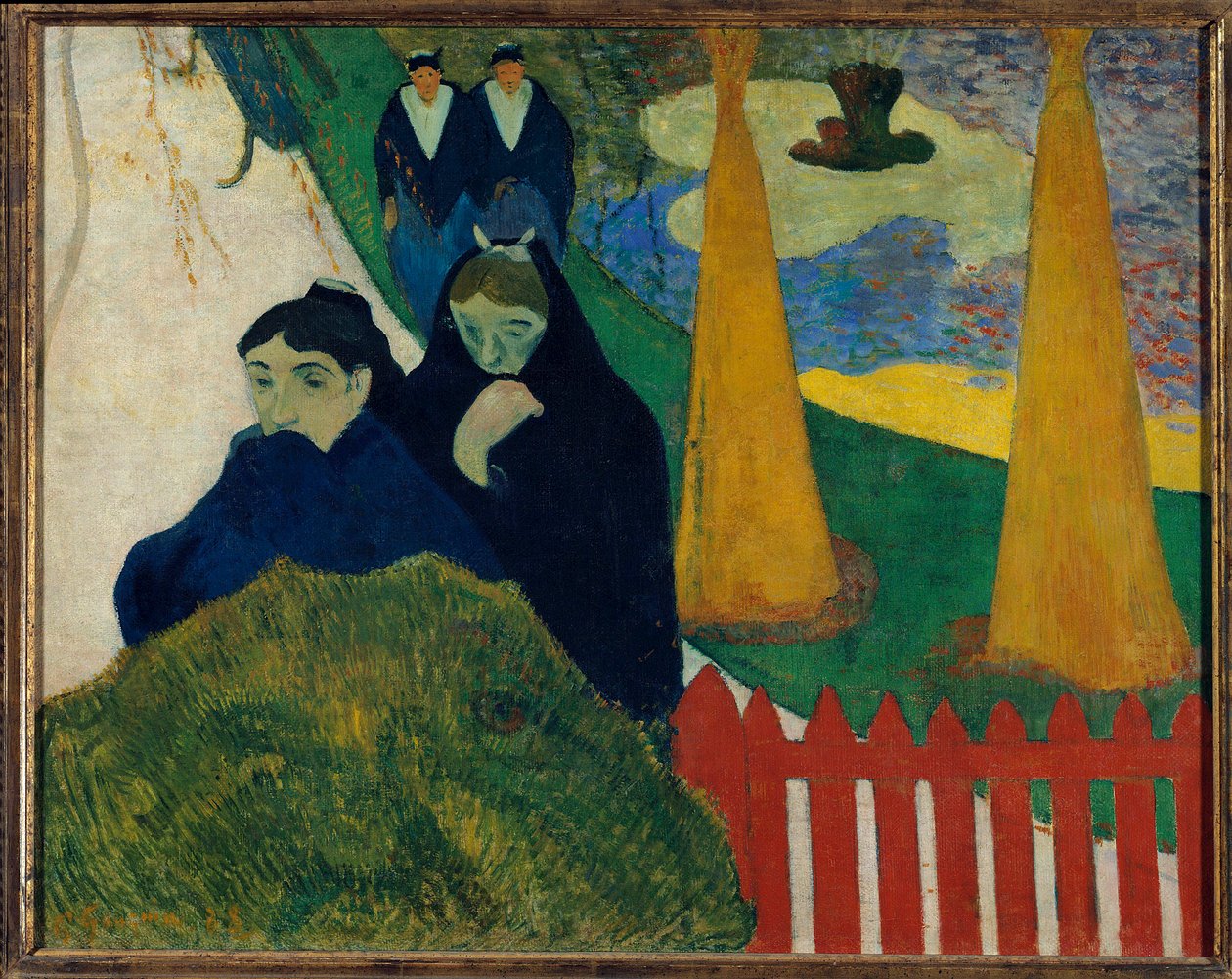 Gamle kvinner i Arles av Paul Gauguin
