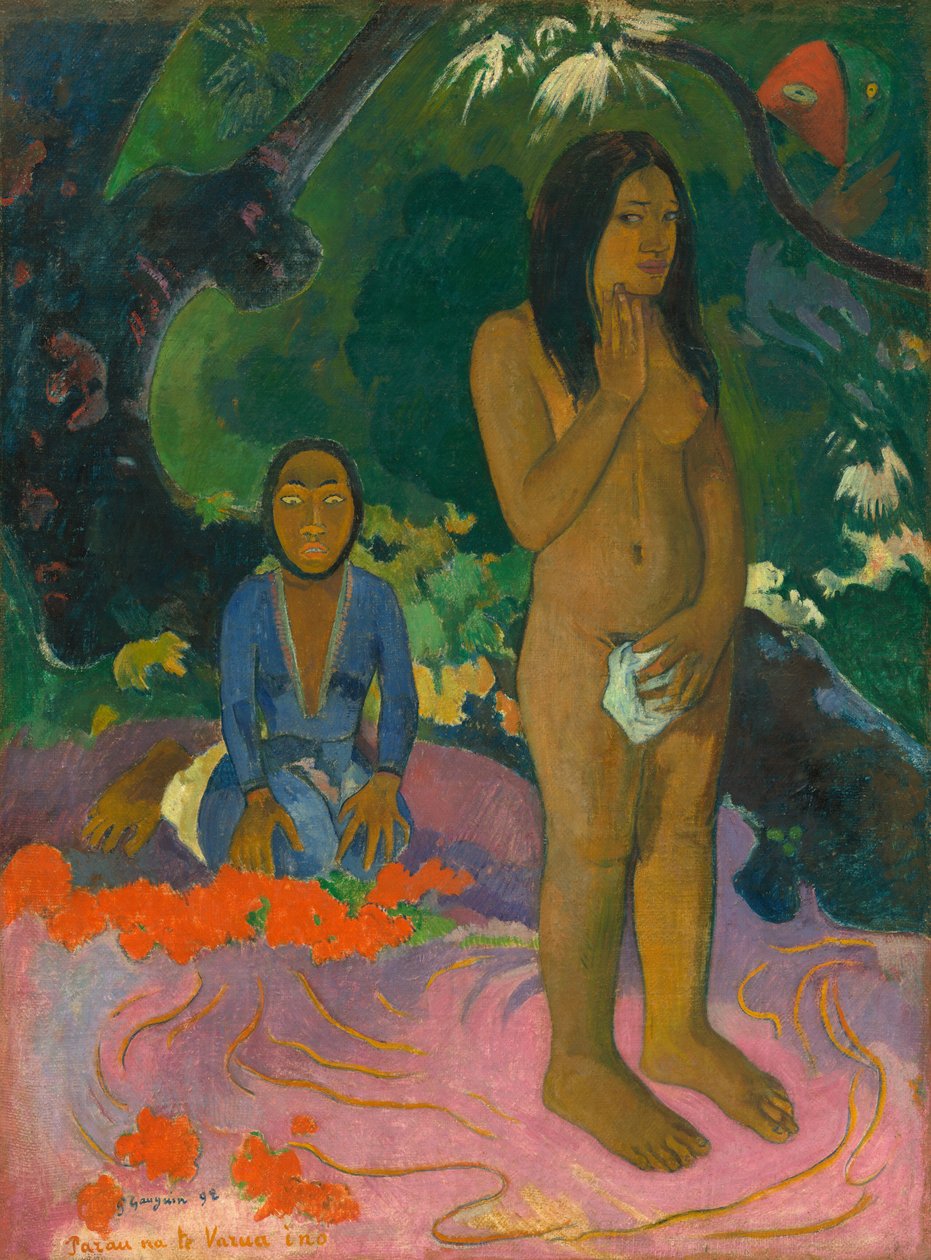 Djevelens ord, 1892. av Paul Gauguin