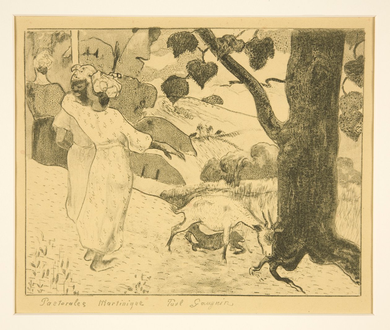 Pastoral Martinique av Paul Gauguin
