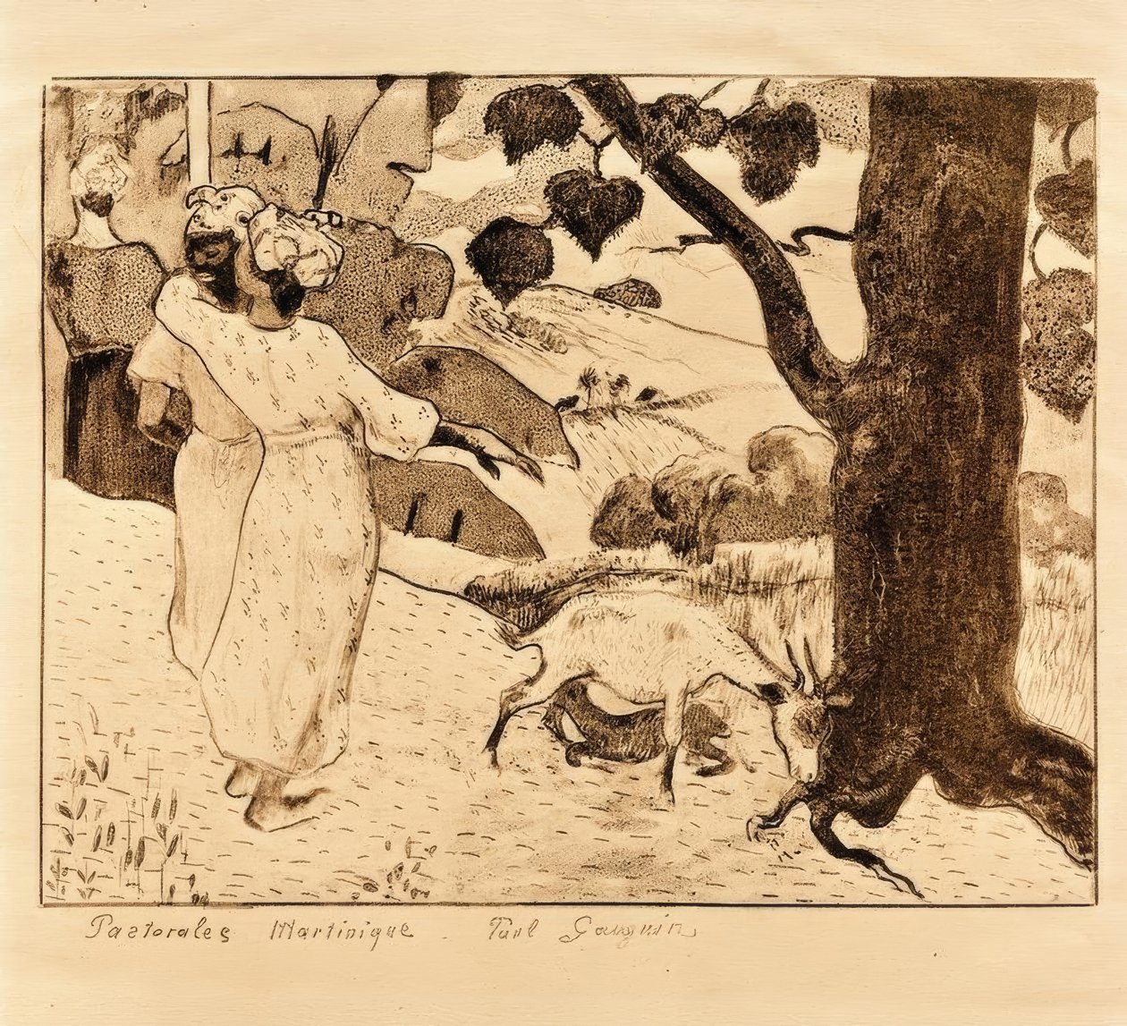 Pastorals Martinique av Paul Gauguin