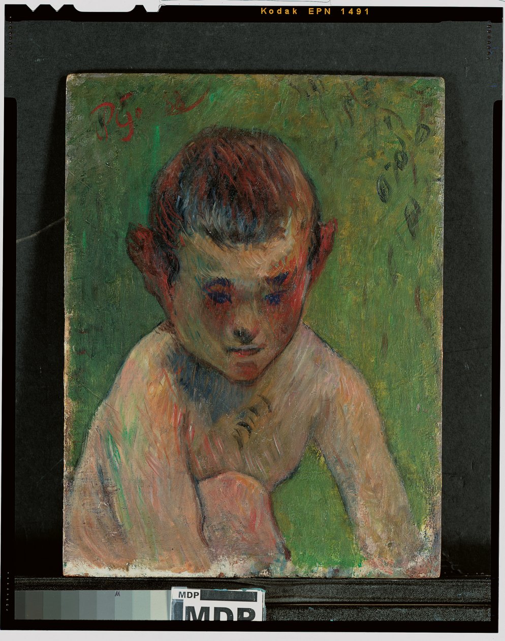 Lille bretonsk badegjester, 1888 av Paul Gauguin