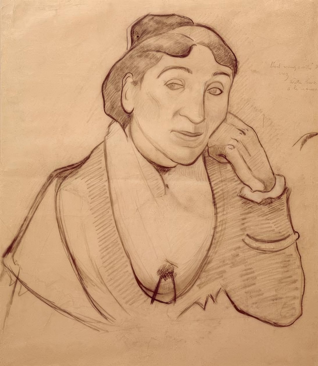 Portrett av Arlesienne av Paul Gauguin