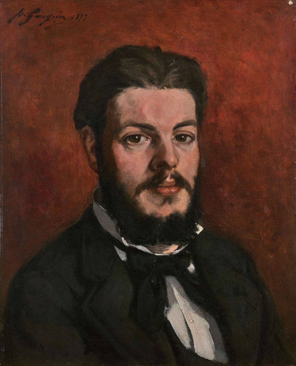 Portrett av Claude Antoine Charles Favre, 1877. av Paul Gauguin