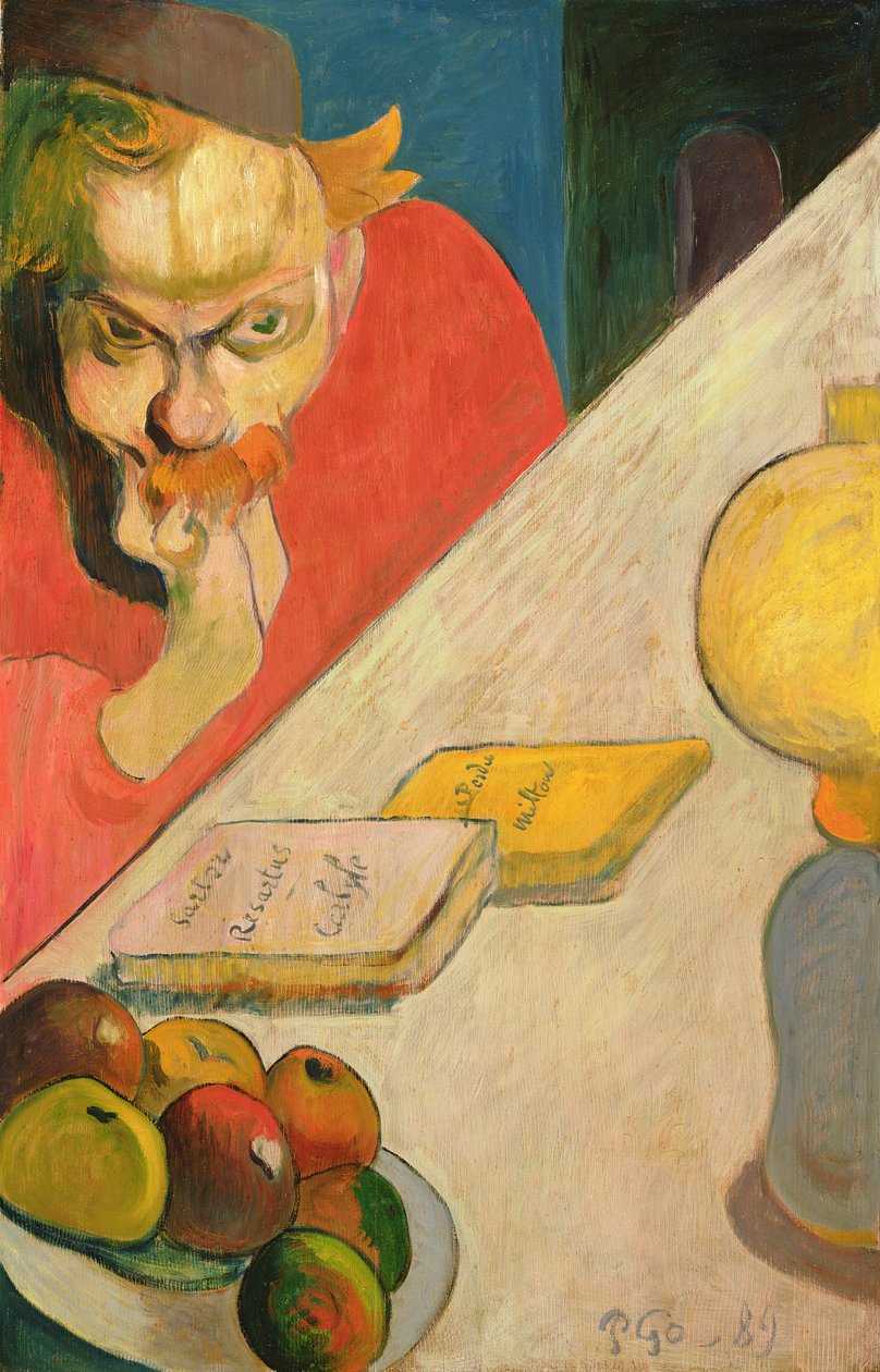 Portrett av Jacob Meyer de Haan, 1889 (olje på tre) av Paul Gauguin