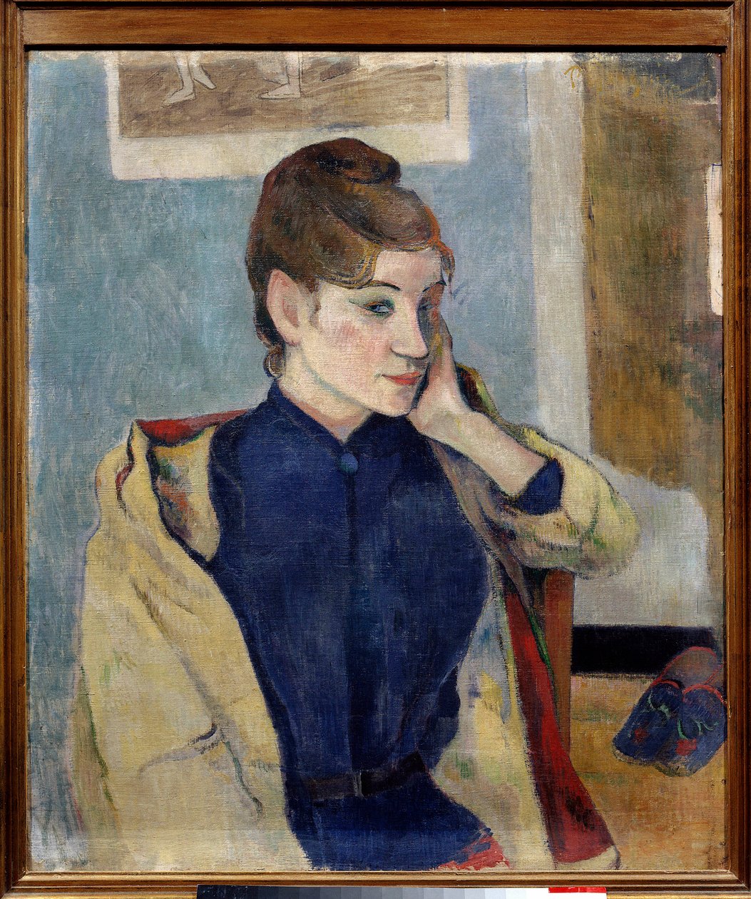 Portrett av Madeleine Bernard Maleri av Paul Gauguin (1848-1903) 1888 Søn. 0,72 x 0,58 m. Grenoble. Museum of Fine Arts av Paul Gauguin
