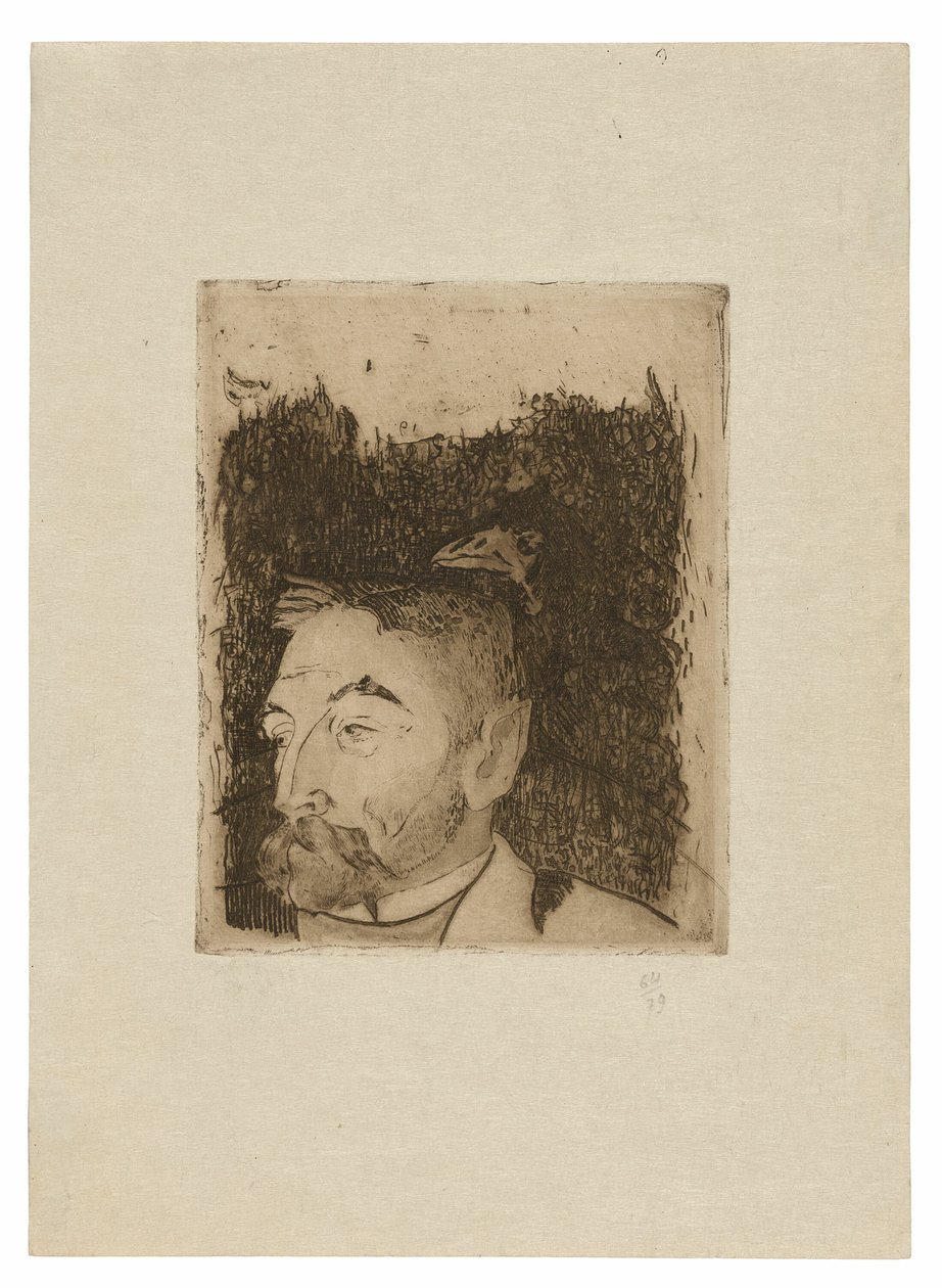 Portrett av Stéphane Mallarmé av Paul Gauguin