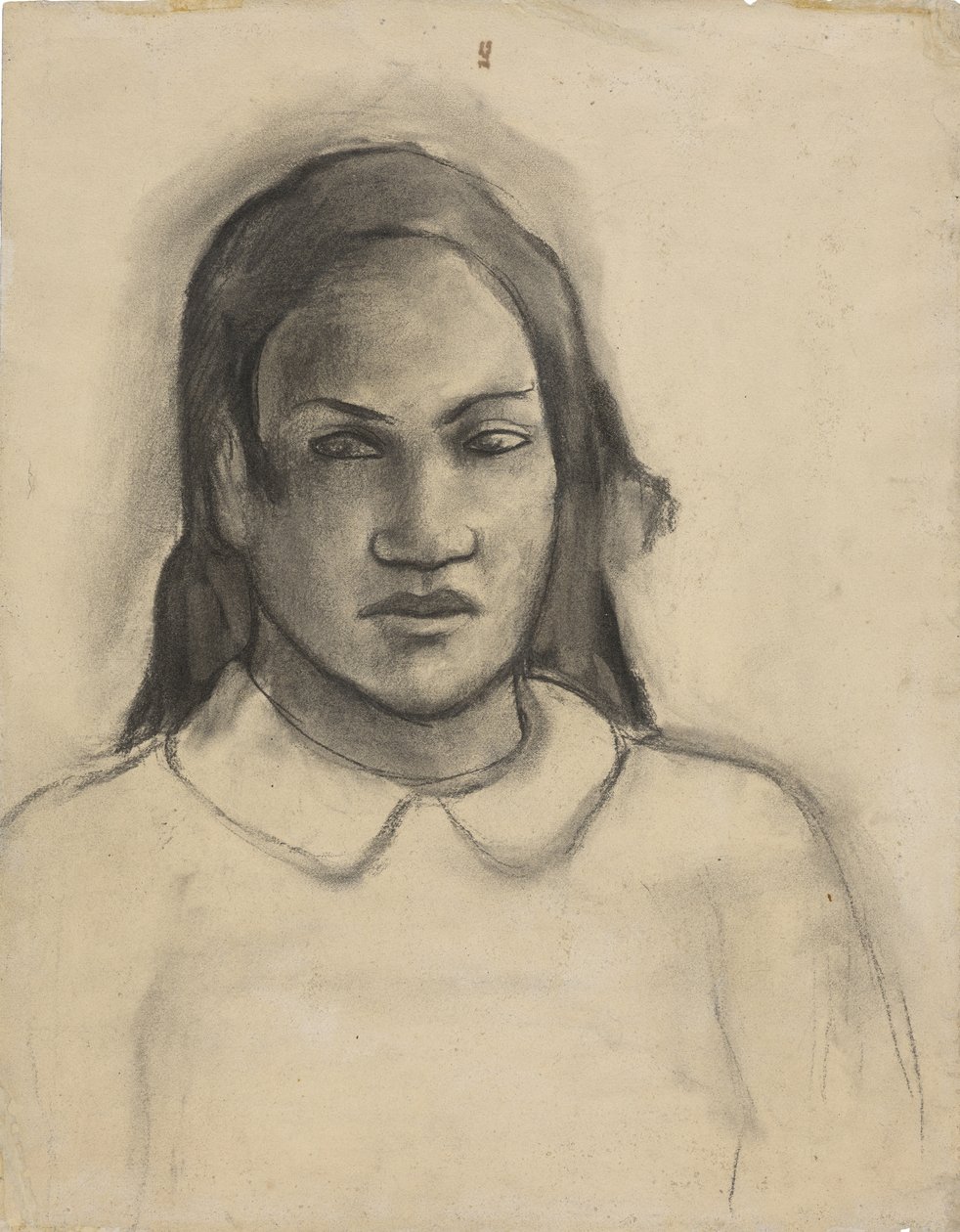 Portrett av Tehamana, 1891-93 av Paul Gauguin