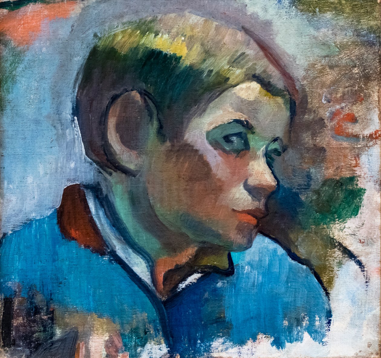 Portrett av en liten gutt av Paul Gauguin