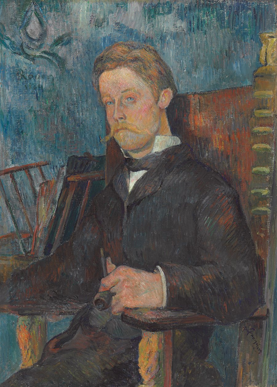 Portrett av en mann, 1884 av Paul Gauguin