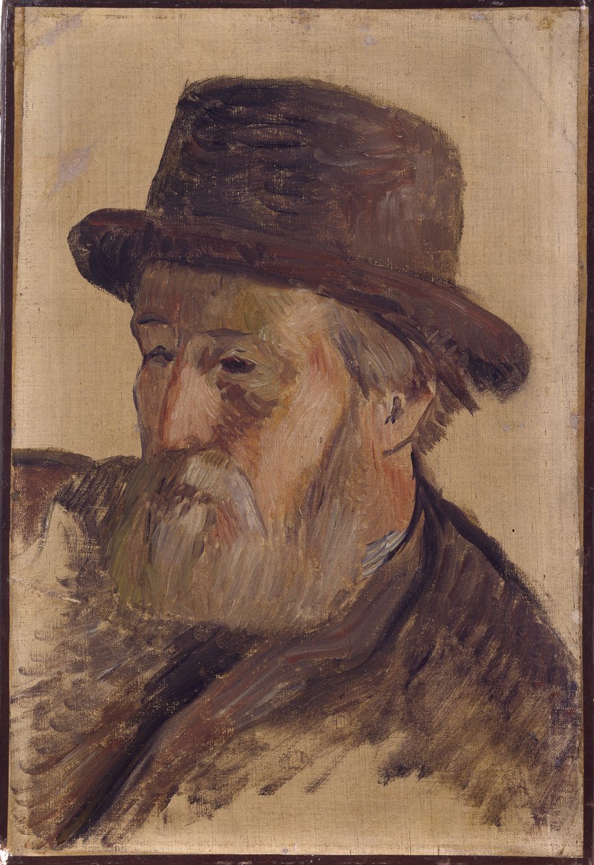 Portrait of a Man, ca. 1880 (olje på lerret) av Paul Gauguin
