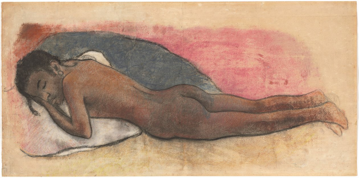 Liegender Akt [recto] av Paul Gauguin