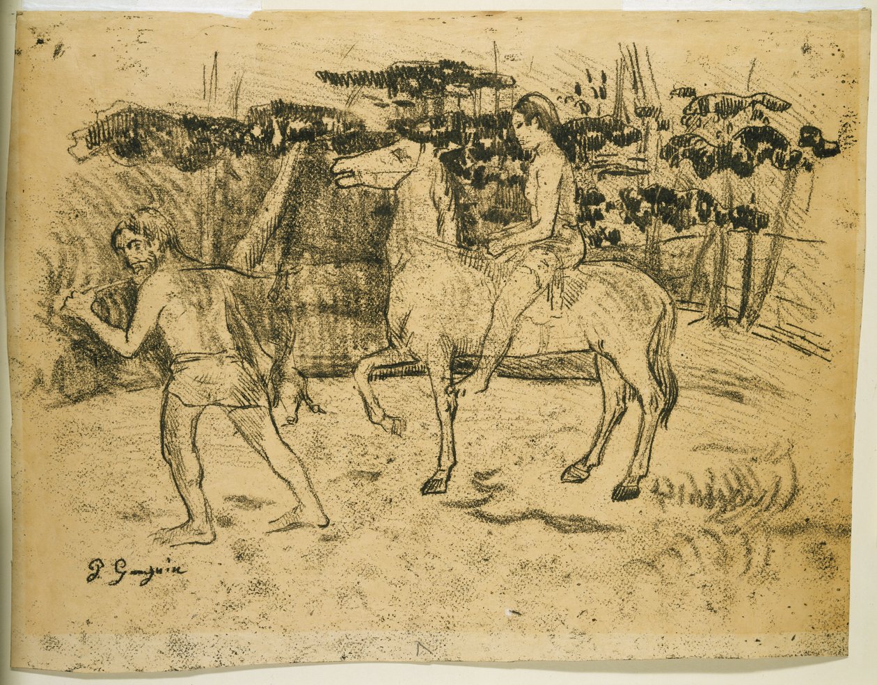 Rückkehr von der Jagd av Paul Gauguin
