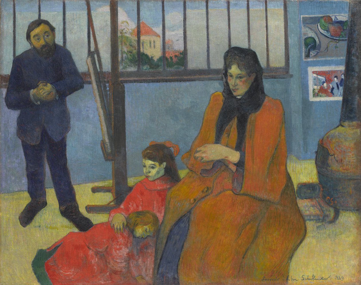 Schuffeneckers atelier av Paul Gauguin