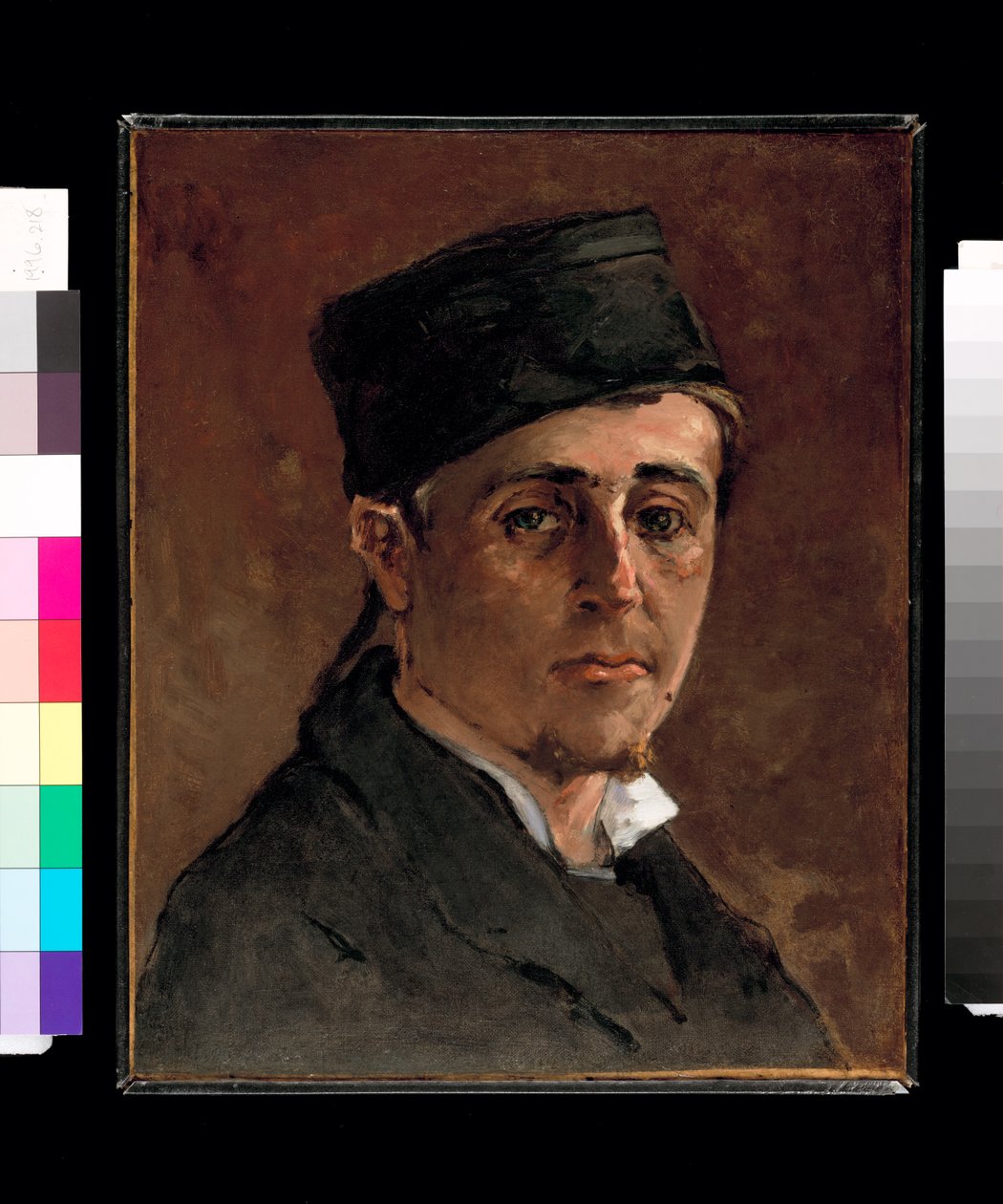 Selvportrett, ca. 1875-77 av Paul Gauguin