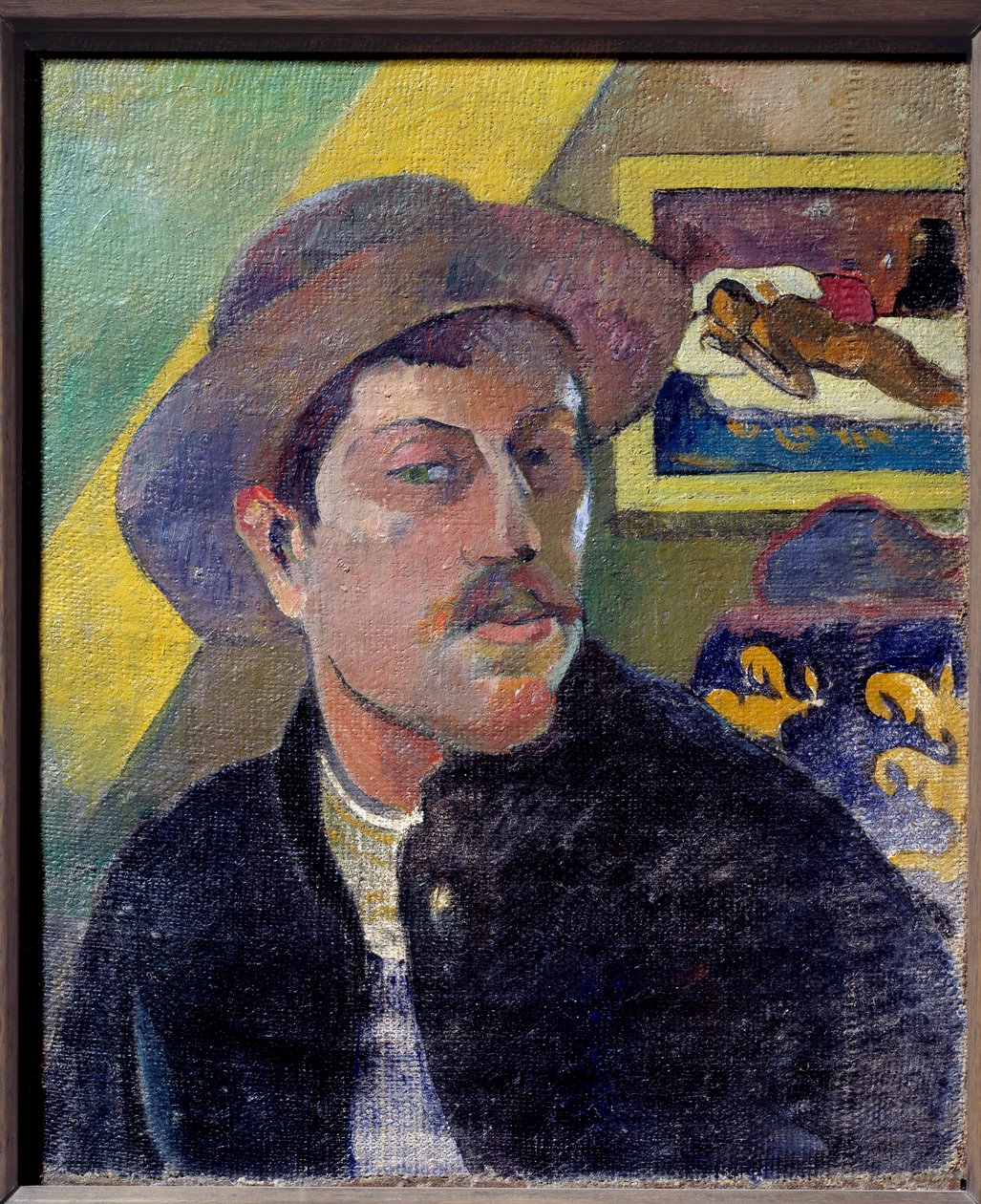 Selvportrett. Maleri av Paul Gauguin (1848-1903) av Paul Gauguin