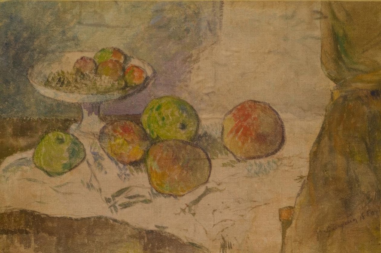 Stilleben med en skål med frukt av Paul Gauguin