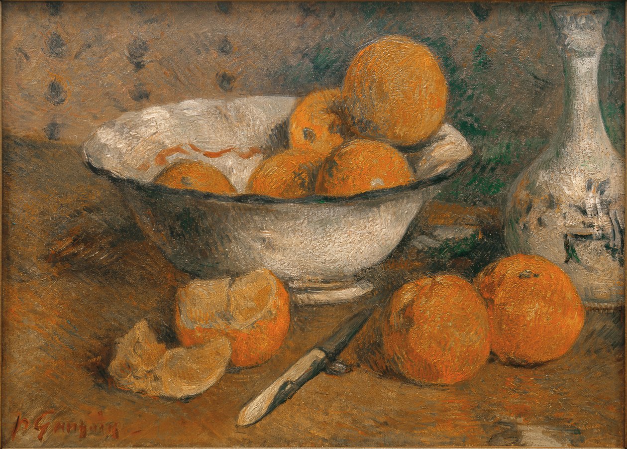 Stilleben med appelsiner av Paul Gauguin
