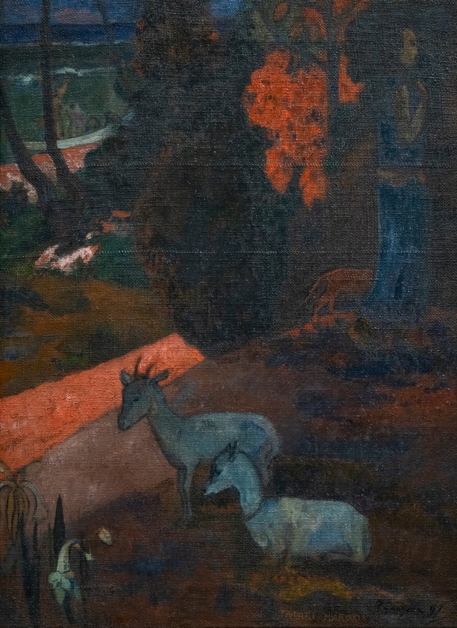 TARARI MARURU (landskap med to geiter) av Paul Gauguin