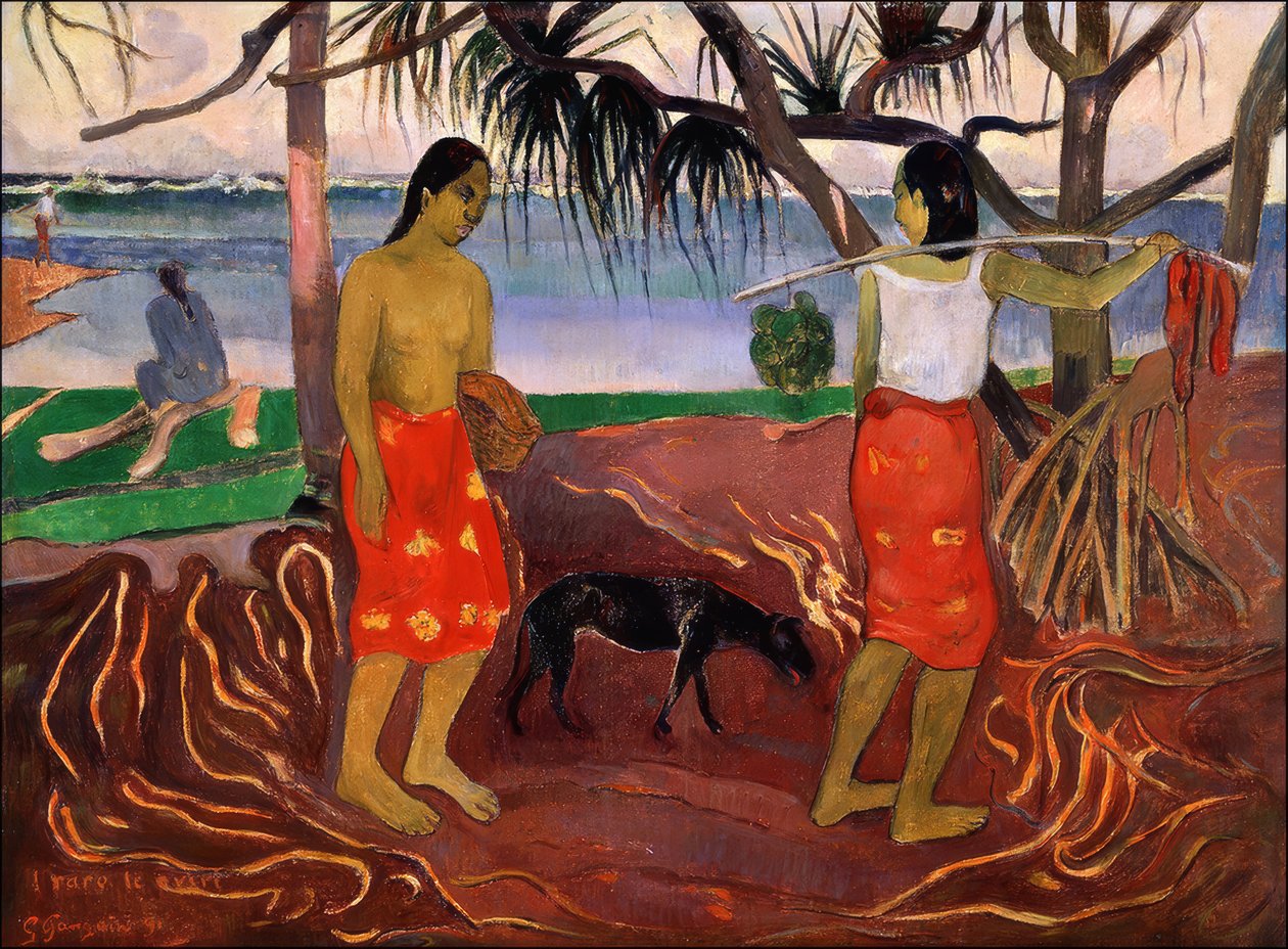 Tahiti: Under Pandanus, Paul Gauguin (1891) av Paul Gauguin