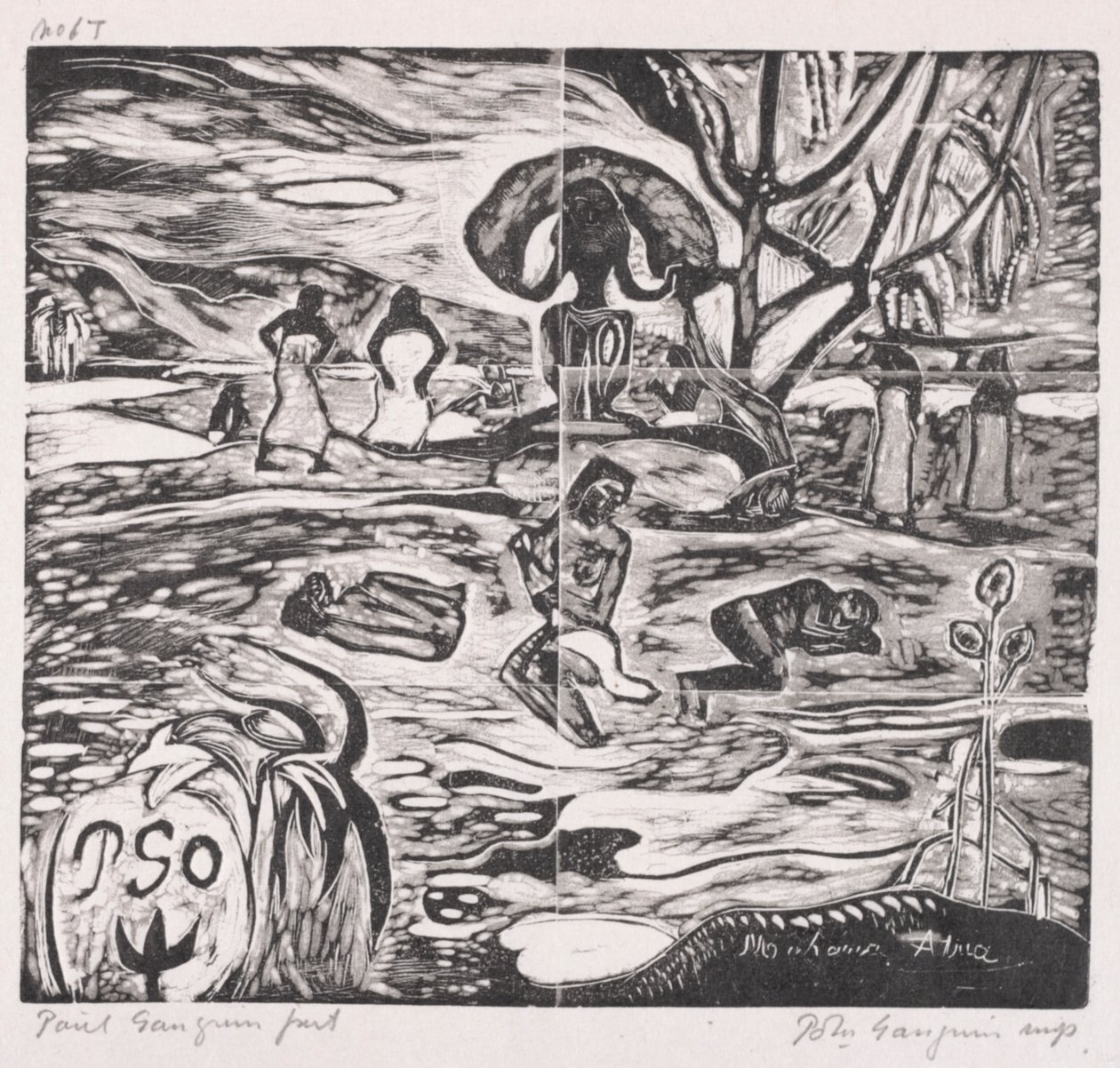 Tahitian Series: Offers to a God av Paul Gauguin