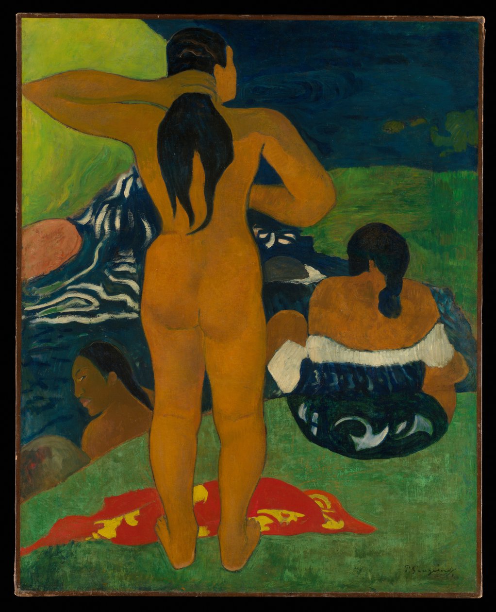 Badende tahitiske kvinner av Paul Gauguin