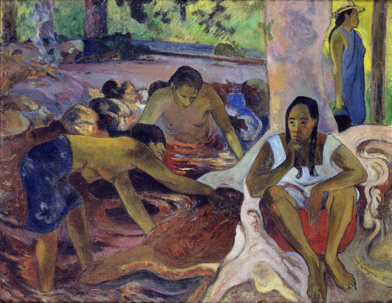 Tahitanske fiskerkvinner av Paul Gauguin